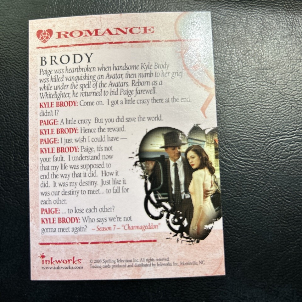 55a Charmed Conversations 2005 #52 Kyle Brody Kerr Smith Paige Rose ...