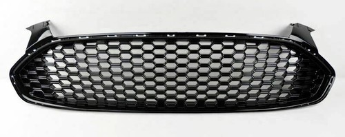 For 2013-2016 Ford Fusion Front Upper Bumper Grille Honeycomb Grill Gloss Black - Foto 7 di 22