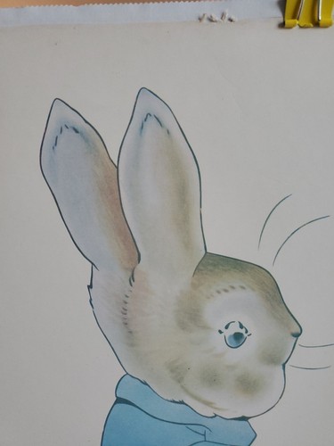 Frederick Warne and Co Ltd PETER RABBIT FRAMED ART PRINT Bottom Of Print Cut Off - Picture 5 of 9