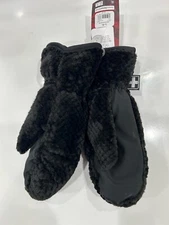 Swiss Tech Performance Gear Teen Plush Ski Mittens Black 3M Thinsulate Size L/XL