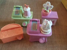 MLP My Little Pony Chest Flower Cotton Candy Spinning Magnetic Furniture Lot A57