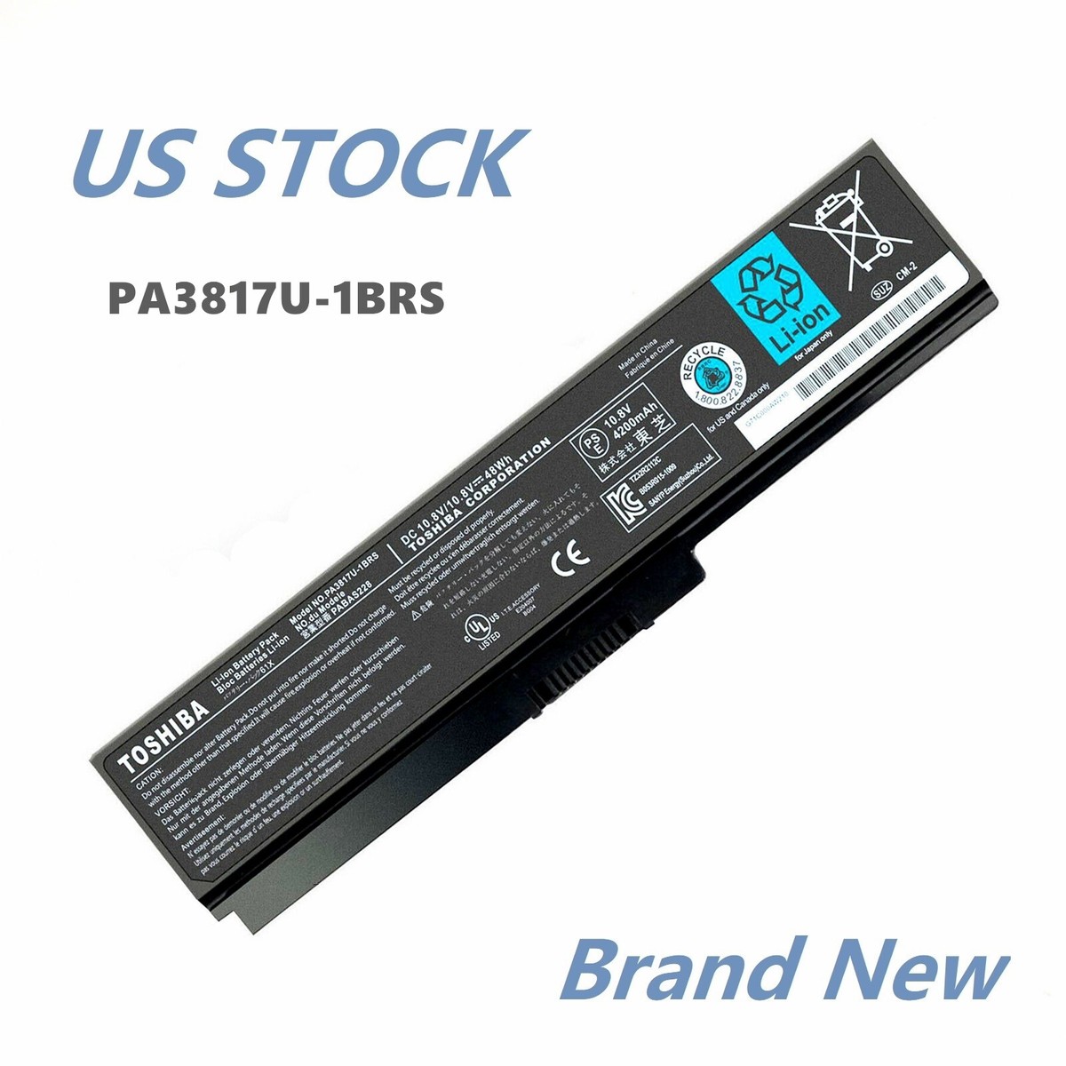 Genuine OEM PA3817U-1BRS Battery for Toshiba Satellite L745 L750