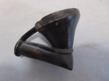 vintage african pottery tobacco pipe