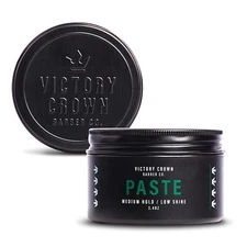 Victory Crown PASTE Pomade for Men | 3.4oz| Low Shine, Medium Hold | Water-based
