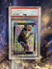 2021-22 Optic Premium BONES HYLAND RATED ROOKIE SCOPE PRIZM /249 PSA 10 M30