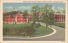 Kalamazoo, MICHIGAN - West Michigan College - Oakland Drive Entrance - 1942