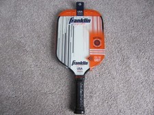 New Franklin Signature Series 16MM Max Grit Pickleball Paddle #52985 (White)