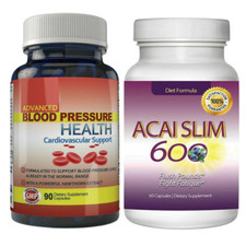 Circulatory Support Heart Health  Acai Berry 600mg Weight Management 60 Caps
