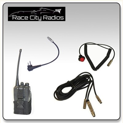 Nascar Race Car Wiring Kit For Motorola Hole Mount Ptt Switch Radio Pouch Ebay