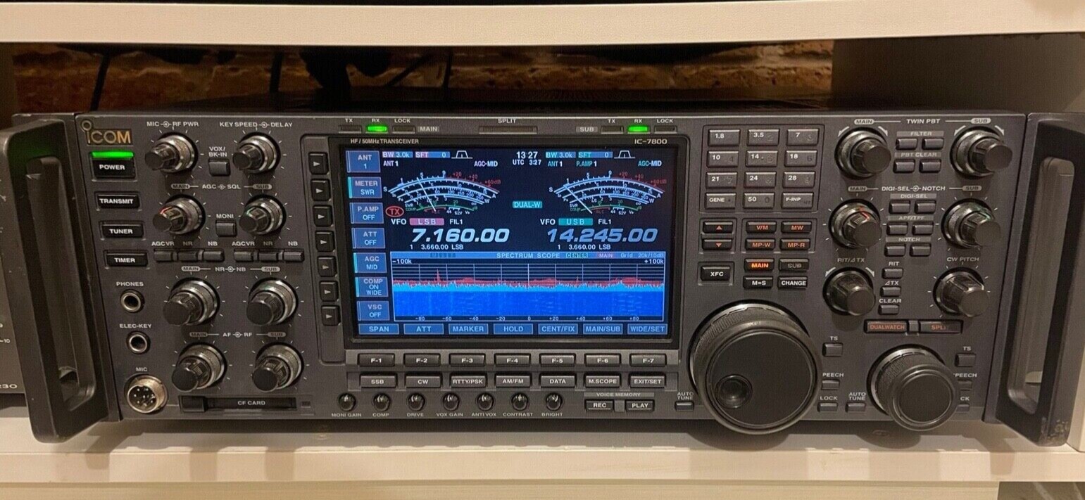 IC7800 HF and 50 Mhz Transceiver eBay