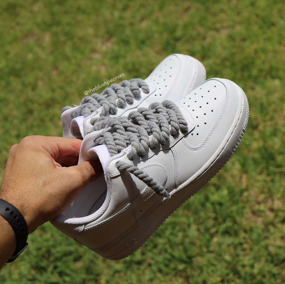 Nike Air Force 1 Low Custom Louis Vuitton Grey Reflective in 2023