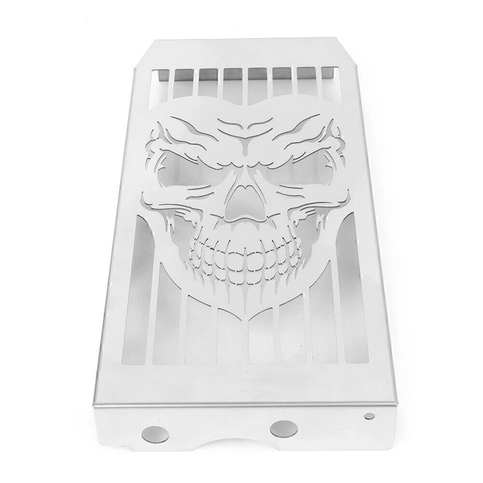 Skull Radiator Grille Grill Guard Cover Motor Fit Honda Shadow VLX 600 1988-2007 Foto 3 de 4