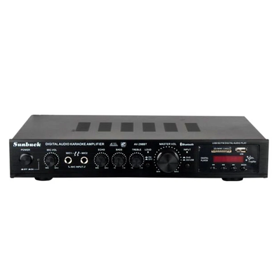 2000W Verstärker Stereo Amplifier HIFI Digital Bluetooth FM USB Vollverstärker - Bild 4 von 4