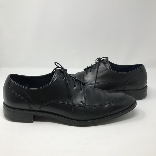 Black Leather Oxford Dress Shoes Size 