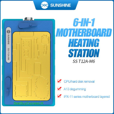 Sunshine SS-T12A M6 Mainboard Vorwärmer Plattform 6in1 CPU Nand A13 iP X-11 UK
