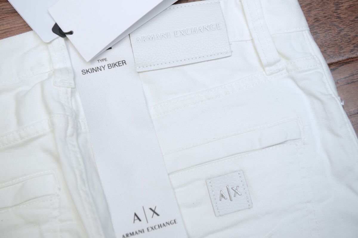 Armani Exchange A|X $180 J27 Men's Skinny Biker Stretch Armani Exchange A|X $180 J27 Men's Skinny Biker Stretch