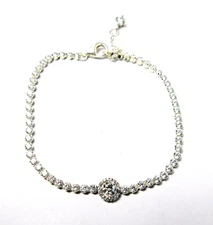 Authentic Pandora Bracelet,  Sparkling Halo Tennis Bracelet 599416C01