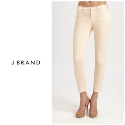 J Brand Skinny Jeans Womens 29 Sherbet Pink Ankle Colored Denim Stretch Pants