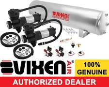 AIR SUSPENSION KIT/SYSTEM FOR TRUCK/CAR BAG/RIDE/LIFT, DUAL COMPRESSOR, 5G TANK