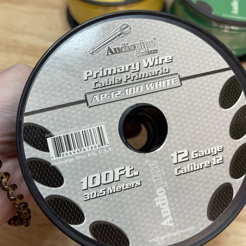 Stärke 12 Auto Audio Primärkabel (100 Fuß - 5 Rollen) - Fernbedienung, Strom/Masse Elektrik - Bild 6 von 15