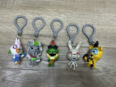 FNAF Five Nights at Freddy s Security Breach S2 Blind Bag Keychain Lot Of 5