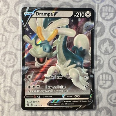 Pokémon Drampa V 128/172 Strahlende Sterne  Englisch Boosterfrisch