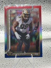 2025 Topps Chrome #220 Chase Young Red White Blue Refractor