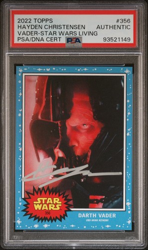 2022 Topps Star Wars Living Set | Hayden Christensen Auto PSA