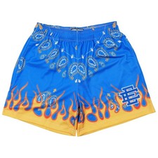 Eric Emanuel EE Basic Shorts Blue Paisley Flame