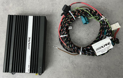 BMW Alpine Audio Verstärker + Alpine Kabelbaum BMW E90 E91 65410445683 Original