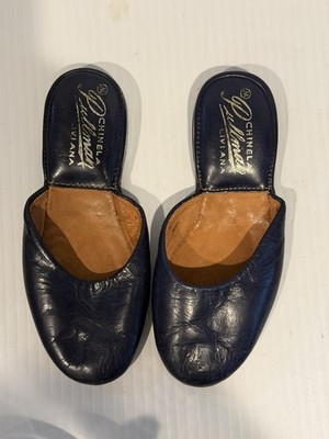 Vintage Childrens Chinela Liviana Pullman Train Sleeper Car Slippers House Shoes