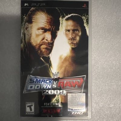 THQ WWE SmackDown vs. Raw 2009 Sony PSP 2008 T NTSC-U/C Manual
