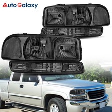 Pair Headlights For 1999-2006 Gmc Sierra 150025003500 2000-2006 Yukon Xl Pair Headlights For 1999-2006 Gmc Sierra 150025003500 2000-2006 Yukon Xl
