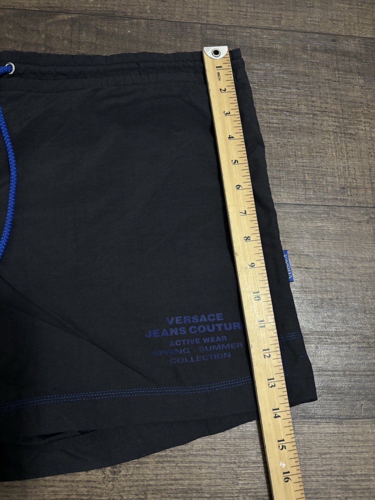 VERSACE Jeans Couture VINTAGE Men’s Drawstring Swim Shorts Size 36 thumbnail 15