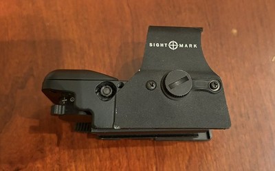 Sightmark Ultra Shot Reflex Sight QD 1x Digital Switch 4 Pattern Reticle USED