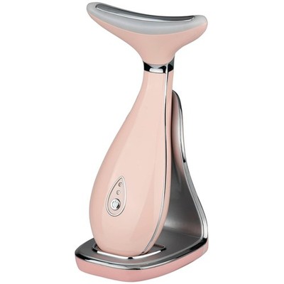 Pink Face Massager with Triple Action LED