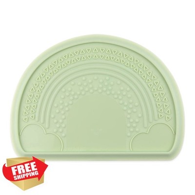 Bumkins Baby Silicone Placemat Sage One Size