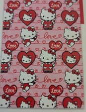 Hello Kitty Valentine Plush Throw Blanket Pink Hearts Love 50x70             