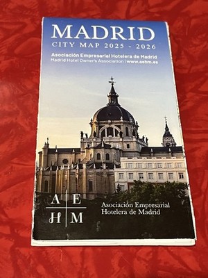 MADRID SPAIN CITY MAP 2025 - 2026