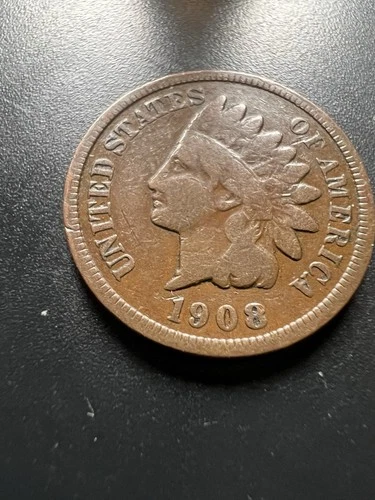 1908-S INDIAN HEAD CENT - FINE/VERY FINE - Hard to find ~ KEY DATE***Lot~A~22***