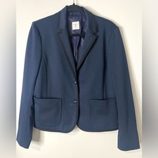 Gap Blazer Navy Blue Pockets Lined SZ 10 NWOT