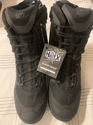 HAIX BLACK EAGLE ATHLETIC SIDE-ZIP  HIGH BOOTS Men Size 10m