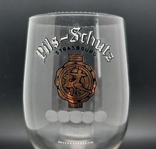 ancien verre bière publicitaire sérigraphié brasserie schutzenberger pils schutz