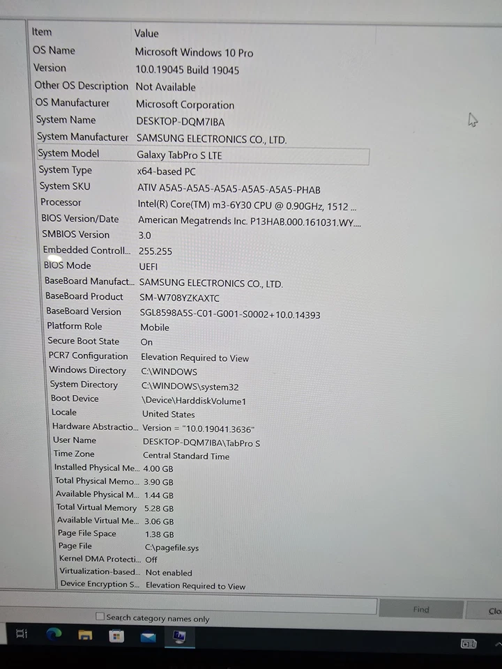 Samsung Galaxy TabPro S LTE SM-W708 - 4GB RAM 128GB SSD - 12"  Black - Image 2 of 4