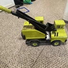 Vintage Tonka Mighty Shovel Pressed Steel lime  green Construction Vehicle