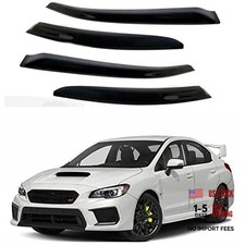 Black Tinted Trim Window Visor Deflector Vent Visor Window Visors Rain Guard