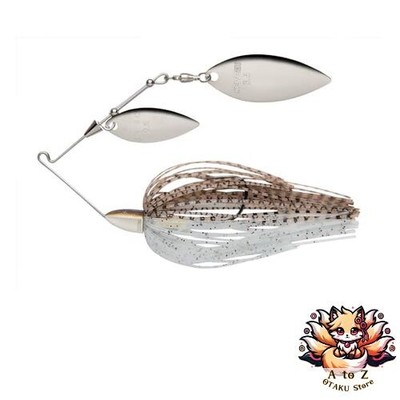 NEU Keitech Baby T-Bone Spinnerbait Double Willow DW 1/4oz #527 Crystal Smelt