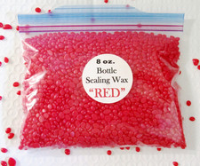 Bottle Sealing Wax for Wine, Beer, Crafts, etc., 8 oz. bag, Red, FREE SHIPPING