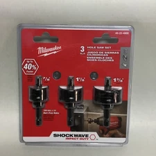 Milwaukee Shockwave Impact Duty Hole Saw Kit, 3-Pc., Model# 49-22-4800