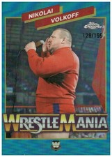 2026 Topps Chrome WWE Wrestle Mania Nikolai Volkoff Aqua Refractor /199